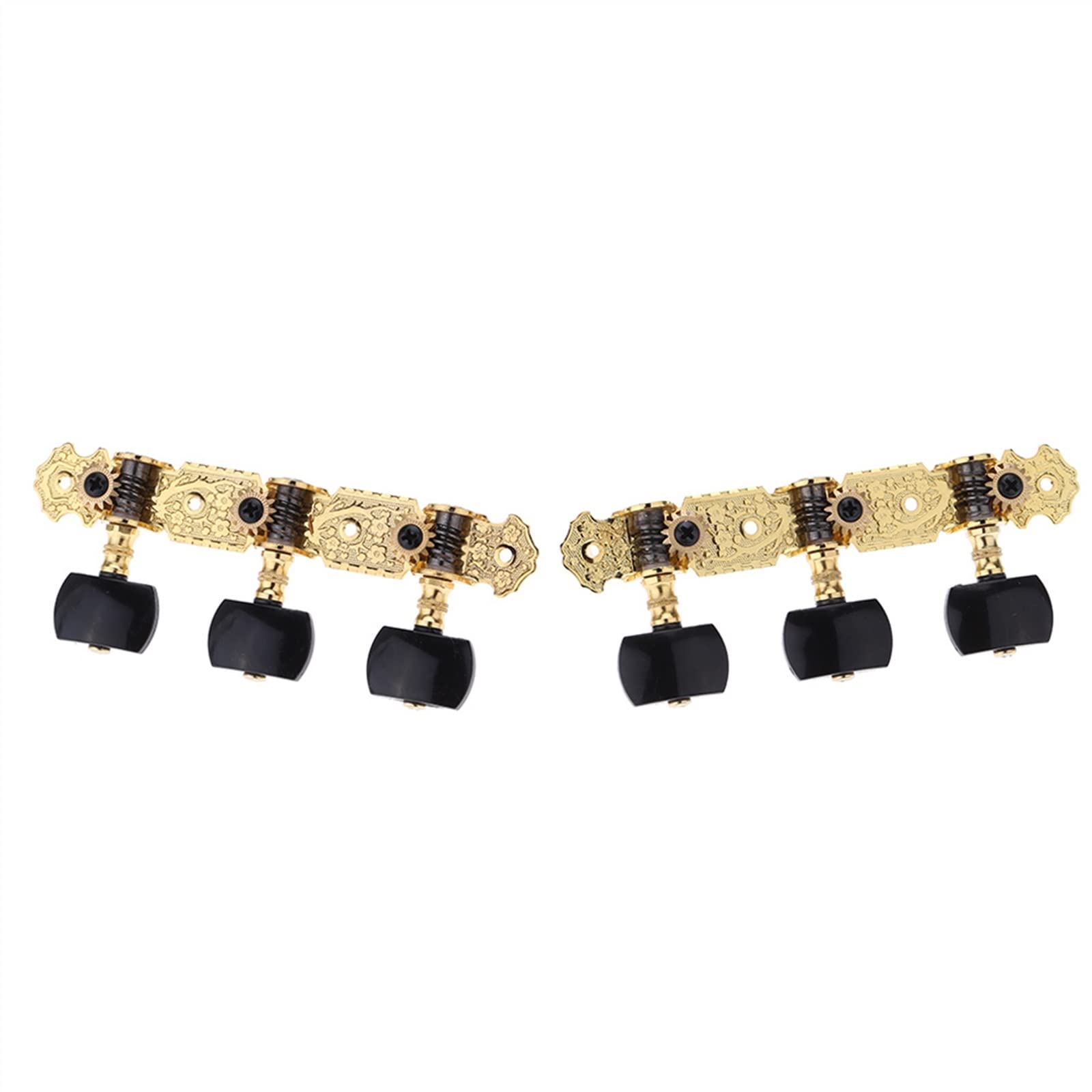 Tuner Mechaniken Knöpfe Guitar String Tuning Pegs 1 Paar 3 Maschinenkopf Gitarrenschnurstimmen Für Gitarre