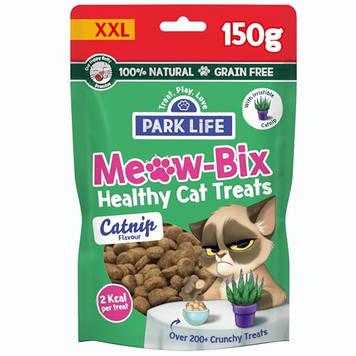 PARK LiFE, Meow-Bix, Catnip Cat Treats 8x150g XXL Bulk Pack, with Real Catnip, Kitten friendly, Grain-Free, Natural - Image 2