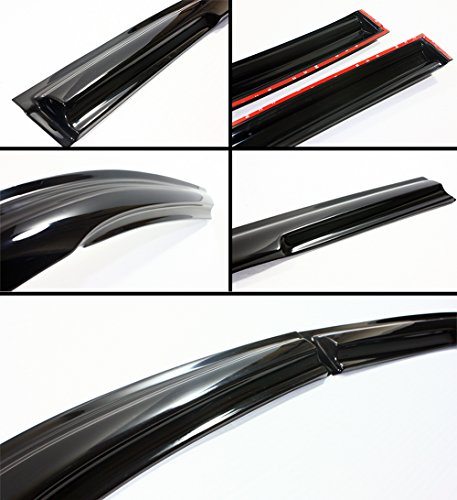Cuztom Tuning Fits For 2012-2016 Mazda Cx5 Cx-5 Suv 3D Style Smoke Tinted Window Sun Rain Guard Visor Deflector Set #TOP1