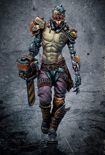 Figura en Resina para Armar 1:24 Chainsaw Madman miniatura 3