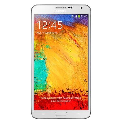 Samsung Galaxy Note 3 N9005 Smartphone, Bianco [Francia]