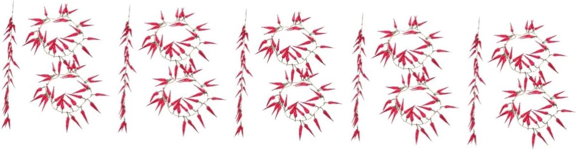 Zerodeko 15pcs Artificial Hanging String Lifelike Decor for Home Kitchen Farmhouse and Supermarket Decoration for Festivals and Photography Props