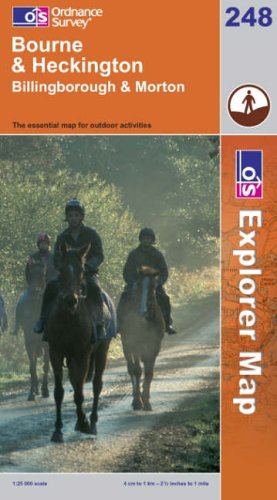 OS Explorer map 248 : Bourne & Heckington