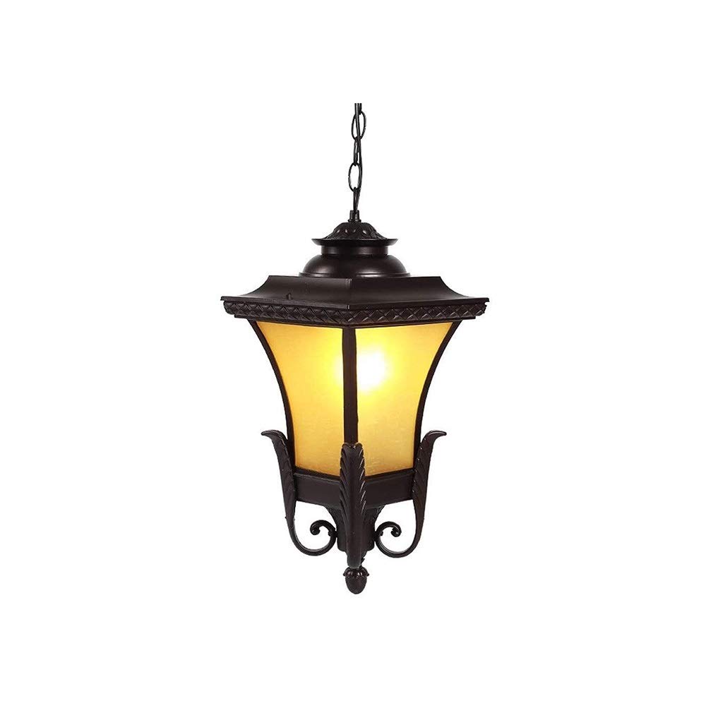 Lustre extérieur en métal résistant à la pluie pour pavillon et jardin