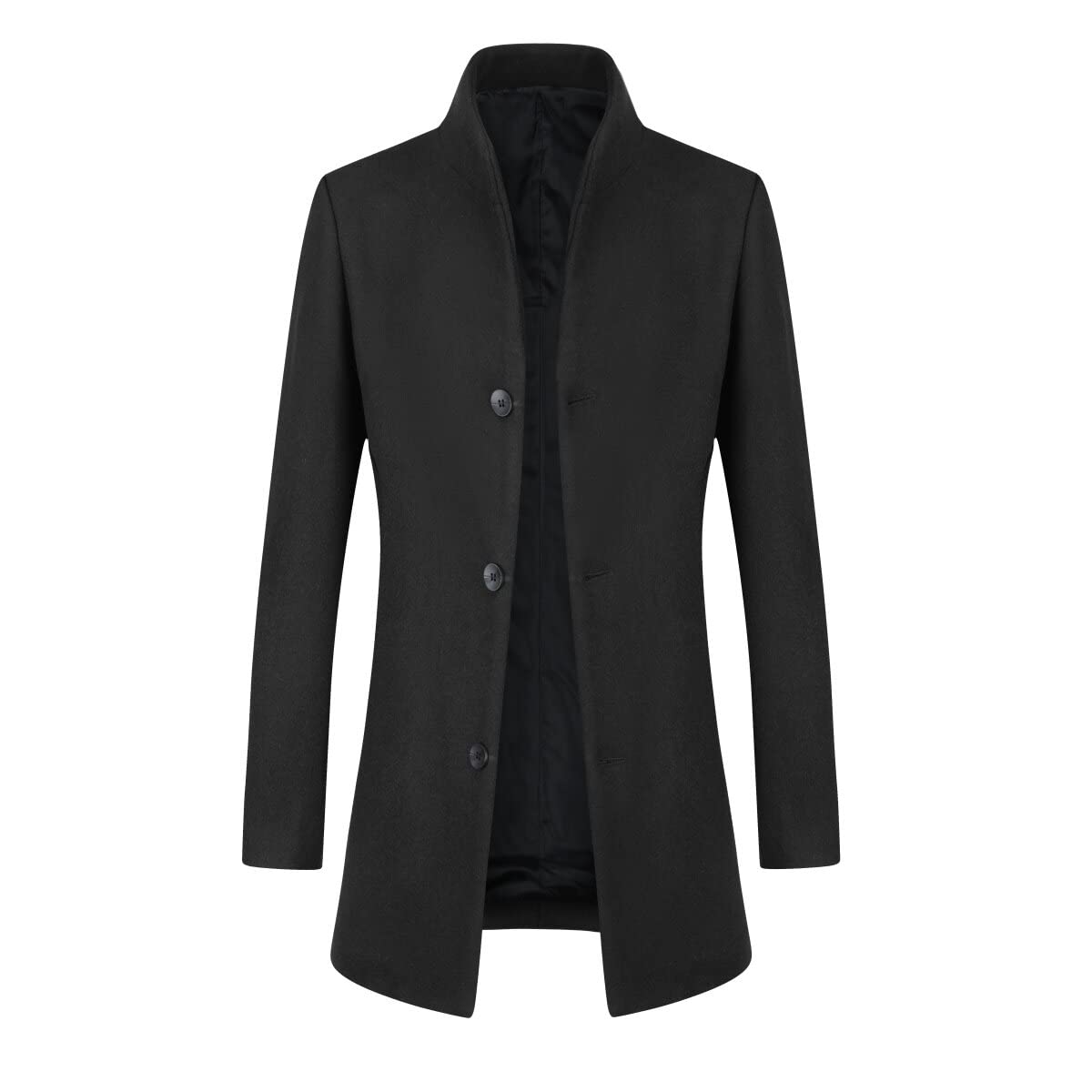 Allthemen Cappotto Invernale da Uomo Trenchcoat Lungo in Lana Caldo Coat Sottile Outerwear a Vento