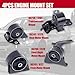 Engine Mount Motor Compatible with Fits Toyota Corolla / GEO PRIZM 1993-1997 L4-1.6L 4pcs Automatic Transmission Mount
