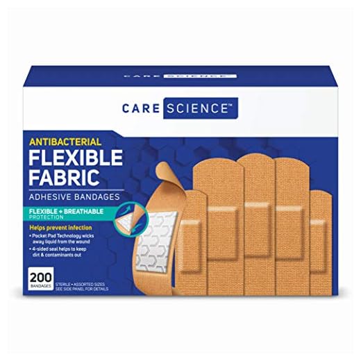 Care Science Fabric Adhesive Bandages, Assorted Sizes, 200 Count