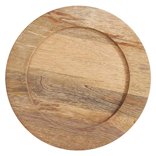 Platos Cargadores de Madera SARO LIFESTYLE 13" (Set de 4) miniatura 1