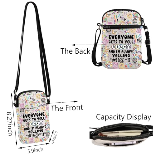 TSOTMO Funny Game Player Gift Game Lover Everyone Gets To Yell Lucky Crossbody Bag Gift for Women2