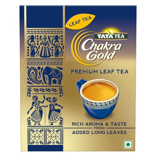 Image of Tata Tea Chakra Gold Premium Leaf, Rich Aroma & Taste, Black Tea With Leaf, 250 gram