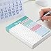 300 Sheets Daily to Do List Notepad Notebook Library Card to Do Planner Checklist Memo Writing Pad Schedule Reminder Office Homework Planner for Task, 6