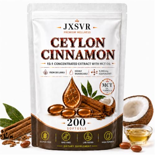 JXSVR Ceylon Cinnamon 15:1 Extract Softgels