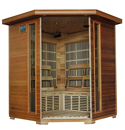 Whistler - 4 Person Corner Cedar Heatwave Sauna!