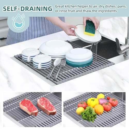 Best Stainless Steel Over The Sink Dish Drying Rack
