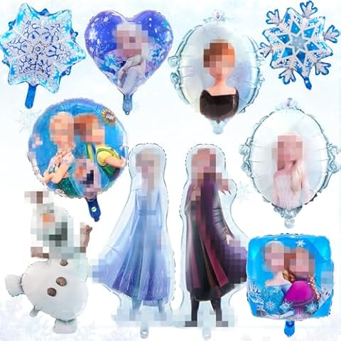 9Pcs Birthday Party Balloons for Girls Cover