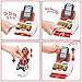 Victostar Toy Cash Register for Kids with Checkout Scanner,Fruit Card Reader, Credit Card Machine, Play Money and Food Shopping Play Set