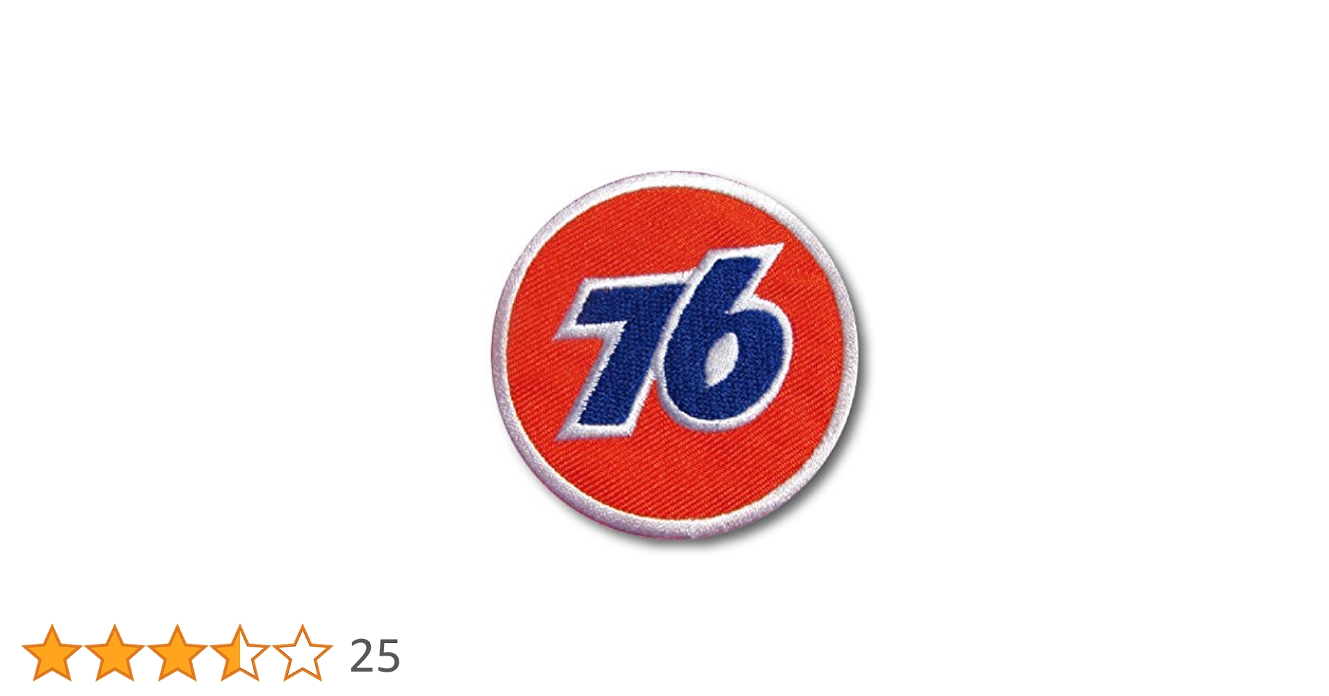 Amazon | アイロンワッペン【76】 セブンティシックス ロゴ