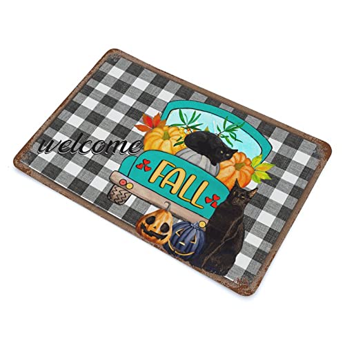 Panneau Halloween pour porte extérieure et décoration murale - 4