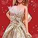 Barbie Holiday Barbie Blonde Signature Black Pretend Doll House Pretend Play 6 Years and Up Gold JBH95