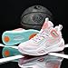 Basketball Shoes for Womens Mens Colorful Volleyball Sneakers Fashion Non Slip Sport Training Indoor Outdoor Shoe Pink Green Size 9