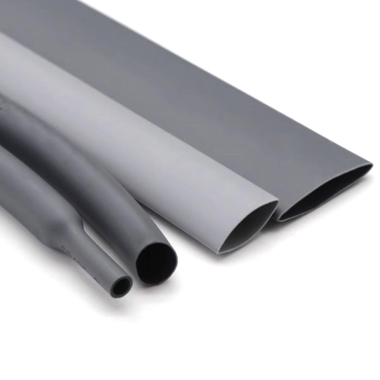 UpGBRF PE Heat Shrink Tubing Cable Shrink Tubing Wrap Tube 2:1 Shrink Ratio for Tool Coating, 7Mm Diameter,Gray