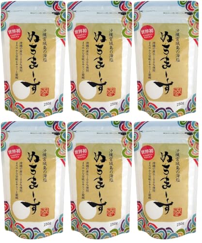 Sal marina Okinawa Nuchimasu 250g x6 miniatura 1