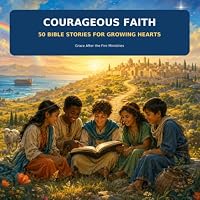 Courageous Faith: 50 Bible Stories for Growing Heart B0HFB2QJKJ Book Cover