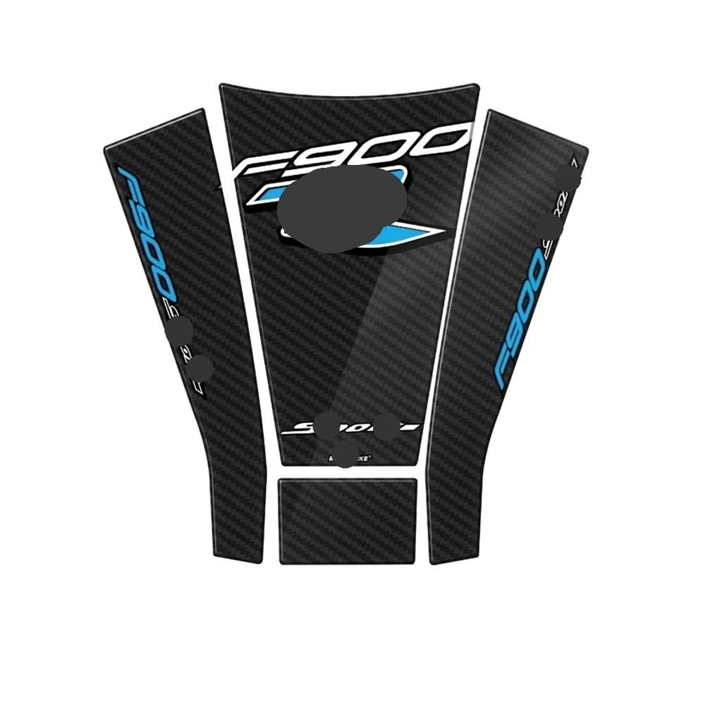 Autocollant réservoir moto F900R anti-rayures : protection résine époxy étanche