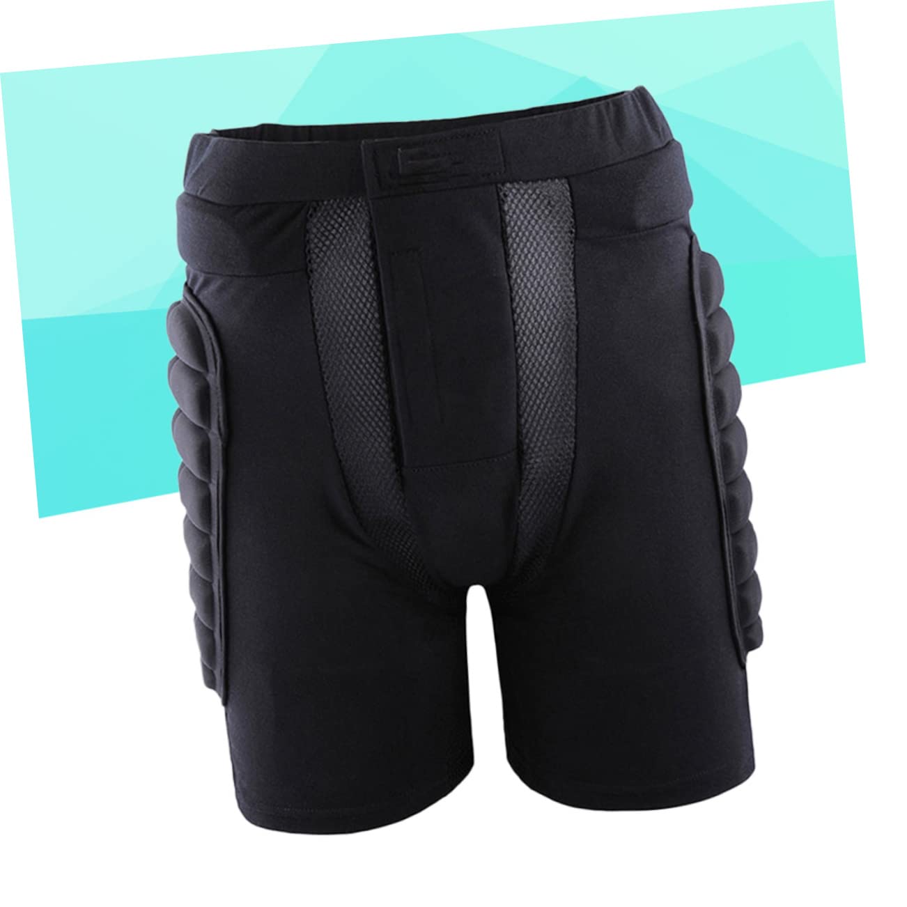 BESPORTBLE Skihose für Junge Mädchen Schwarz Snowboard Schutzhose mit Rundumpolsterung für Hüfte Oberschenkel und Steißbein Elastischer Atmungsaktives Material für Skifahren und Snowboarden