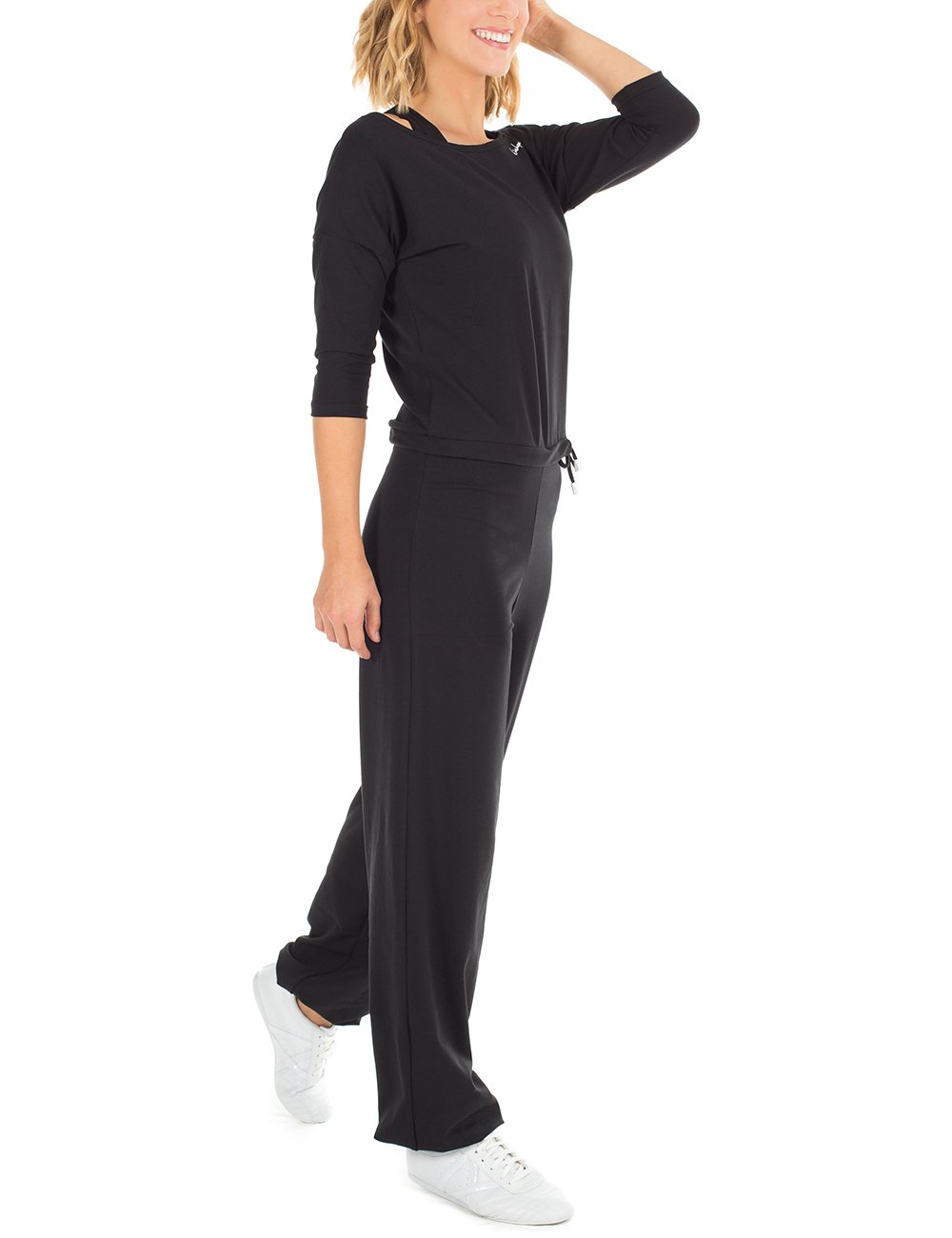 WINSHAPE Damen 3/4-arm-jumpsuit Wjs2, Fitness Freizeit Sport Yoga Pilates Combinaison Femme