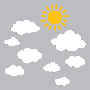 cloud stickers for baby room