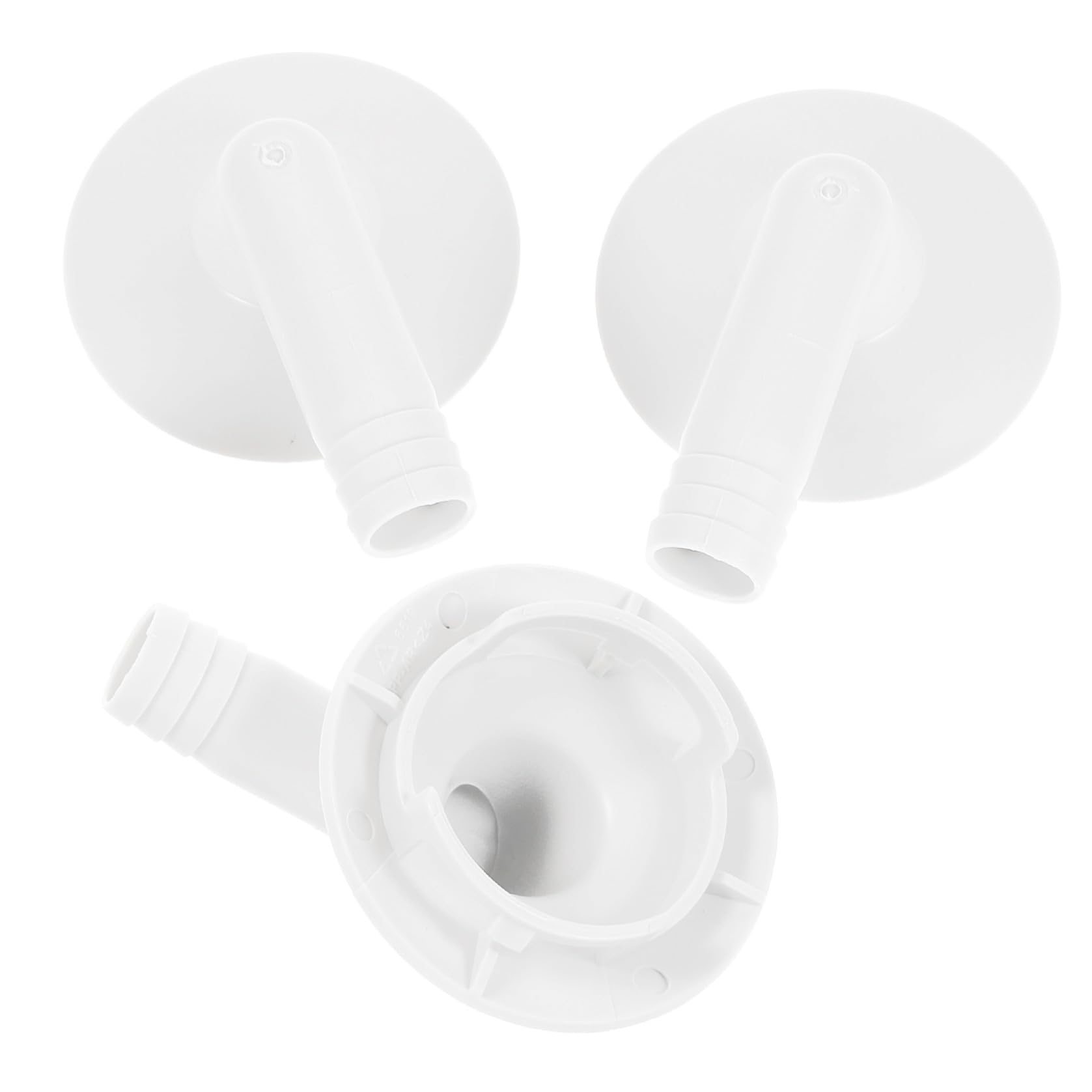 Kit 3pezzi in Pvc e Gomma Connettore Gomito 40mm Raccordi Scarico Condensa Climatizzatore per Unità Esterna di Condizionamento, Adatto per Scuole e Hotel