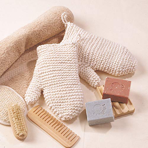 Image of Lily Sugar 'N Cream Super Size Solid Yarn, 4oz, Gauge 4 Medium, 100% Cotton - Cream - Machine Wash & Dry