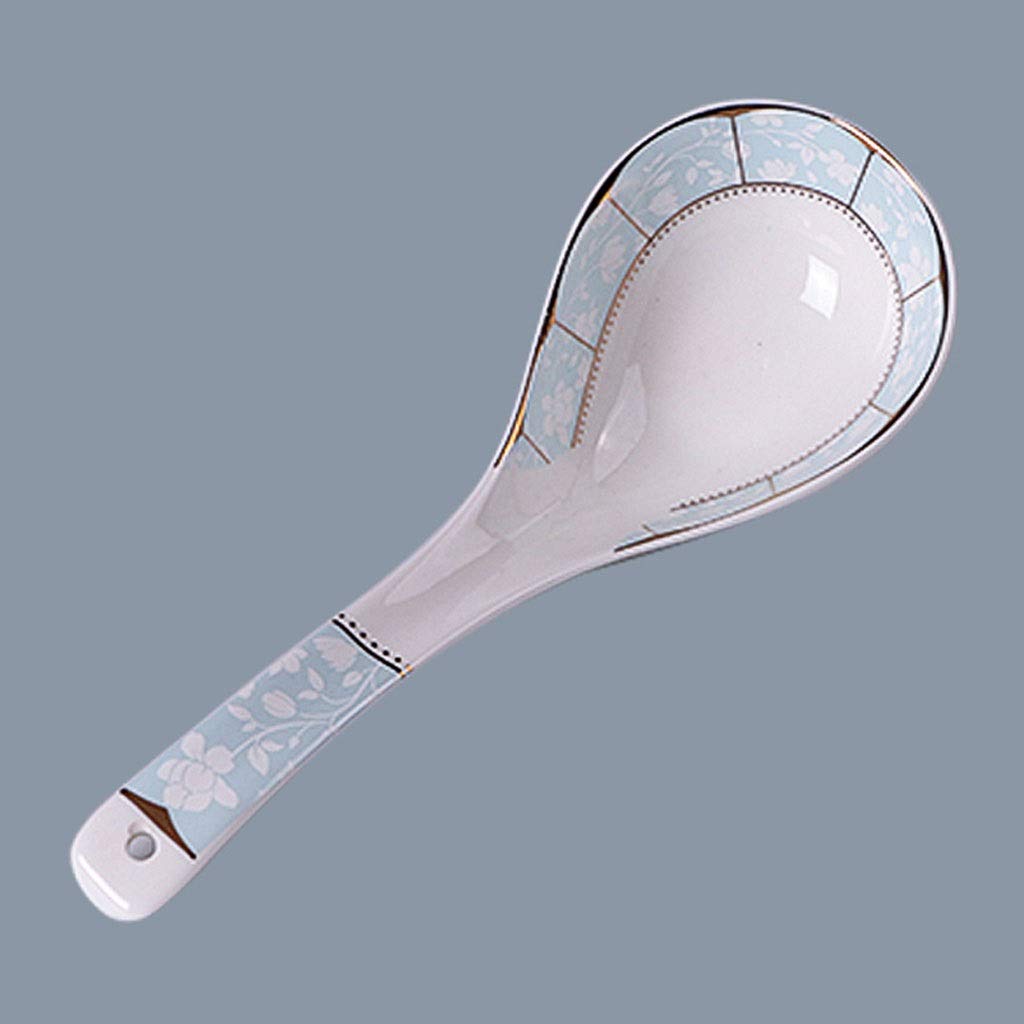 Louche À Soupe-Petites Cuillères En Céramique Pour Cuillères À Dîner, Peut Être Utilisée Dans La Cuisine, Le Restaurant, L'Hôtel Gadget Pratique/6 Pack/A