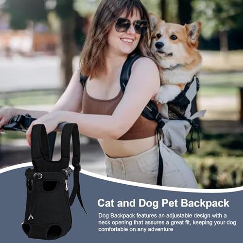 Mochila para gatos com pernas para fora, mochila para carregar gatos com pernas para fora - Porta mo