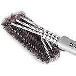 Best BBQ Grill Brush Stainless Steel 18" Barbecue Cleaning Brush w/Wire Bristles & Soft Comfortable Handle - Perfect Cleaner & Scraper for Grill Cooking Grates