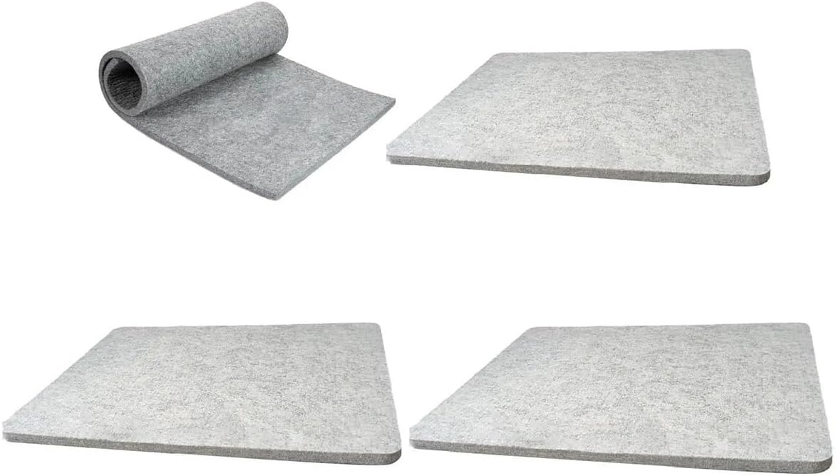 Portable Ironing Mat, Heat Resistant Pressing Felted Ironing Pad for Table Countertop Silicone Iron Rest - 13.5x13x0.5in