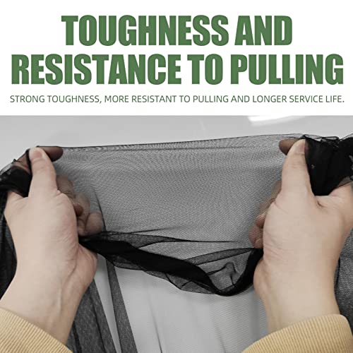 Tela de porta de garagem, tela de garagem de fechamento automático retrátil, de malha sem moldura, d