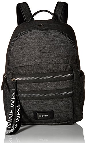 Nine West Tallis Campus Laptop Backpack, dark grey/black/black