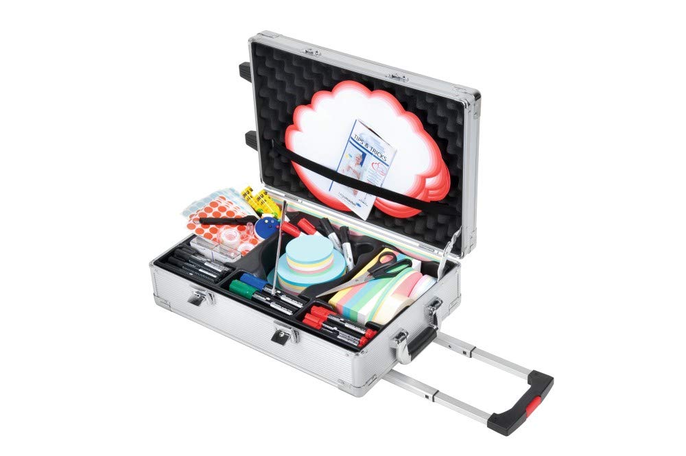 Legamaster Moderatorenkoffer Travel Professional, über 3200 Teile, Aluminium