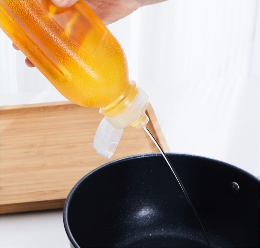 Bottiglia da spremere da 300 ml per condimenti per insalata, ketchup e senape, dispenser per condimenti per cucina, facile da usare, perfetto per casa e barbecue