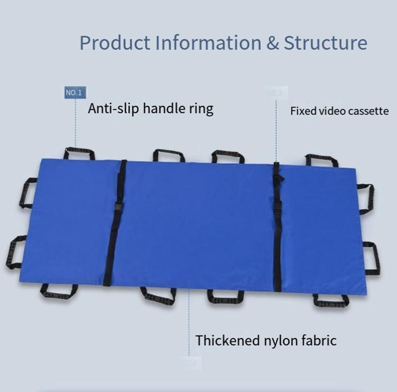 Générique CivièRe Portable Pliable Brancard, Étendue Médicale Pliable