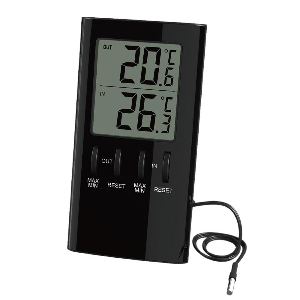 Thermomètre de rue extérieure intérieure numérique LCD compteur température