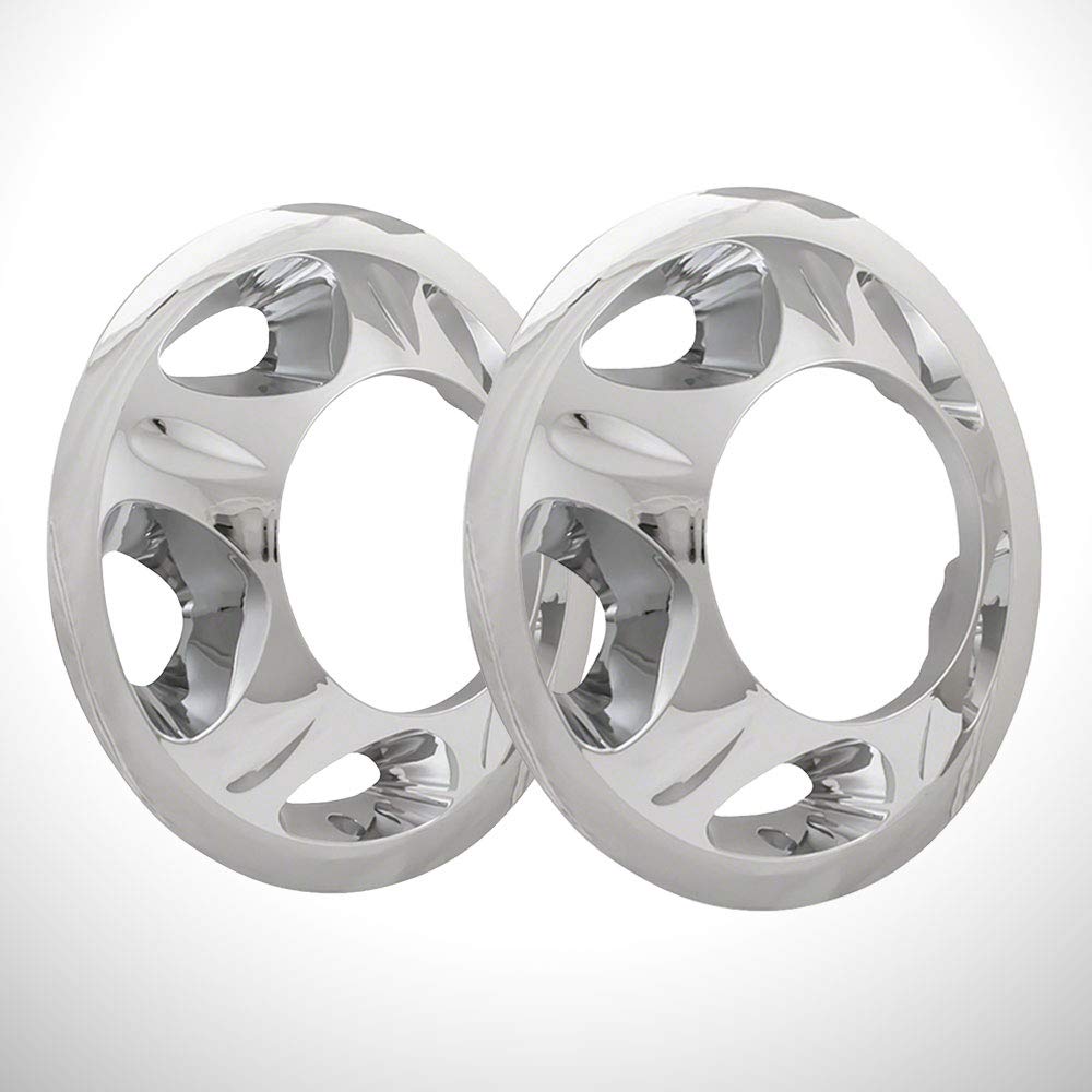 Front Chrome 17' Wheel Simulators fit for GMC Sierra 3500 HD 2008-2010