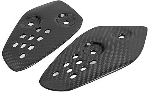 Placa de protección de talón de montaje de clavija de pie de fibra de carbono compatible con MT07 FZ07 2013 2014 2015 2016 2017 2018 2019 2020 2021