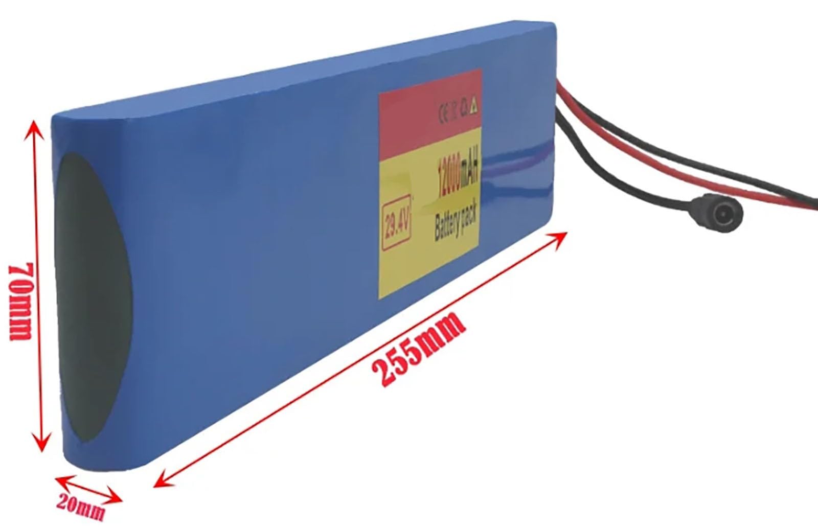 Batterie De Vélo Électrique 24V 12Ah Ebike Battery avec Chargeur 29.4V 7S2P Batterie Haute Puissance Remplaçable Étanche Batterie pour 50W-350W Moteur