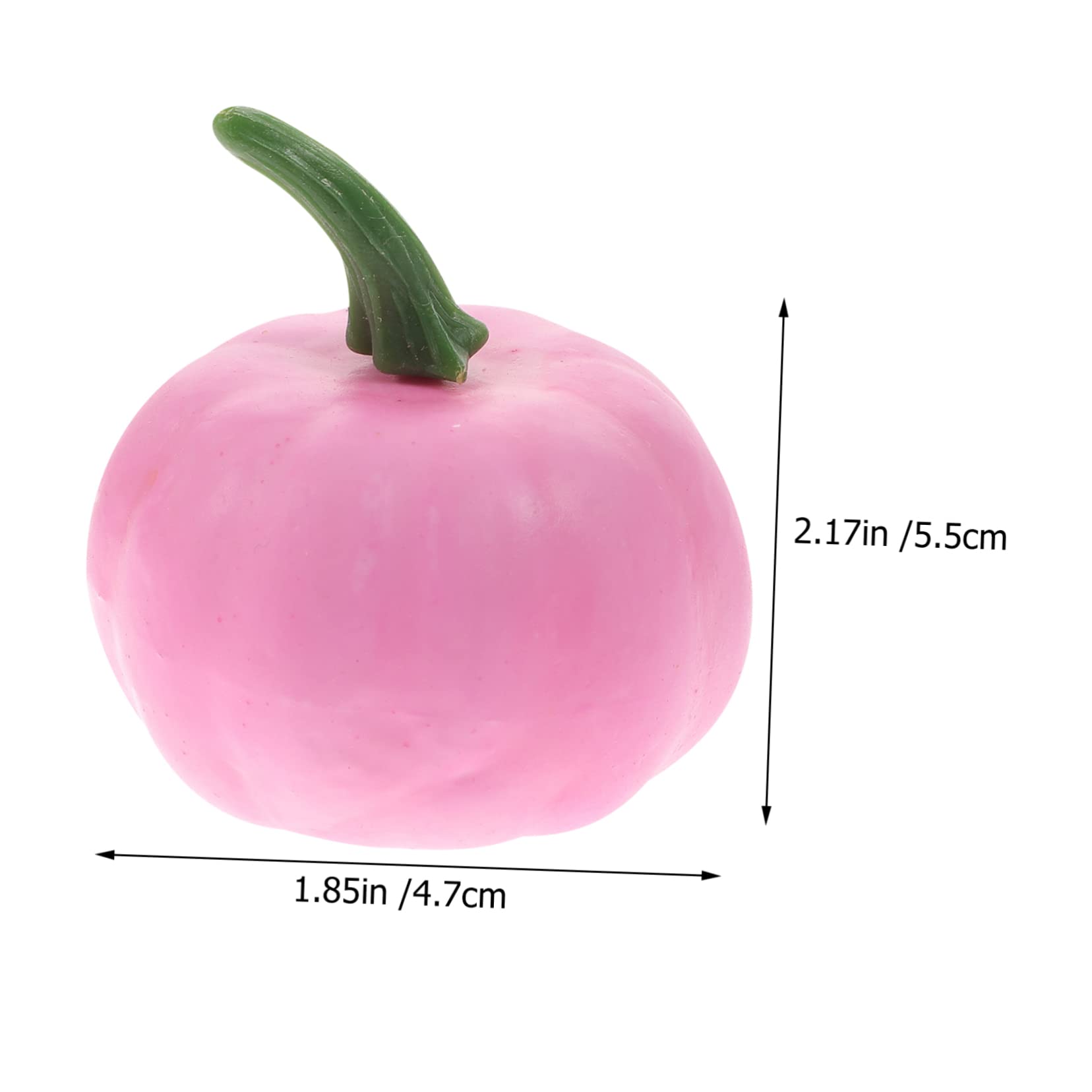TOPBATHY 48 STK künstlicher Kürbis Halloween heeloween weihnachtsst kürbiskerne weihnachtsw schäumt dekor Ornament Herbstdeko für zu Hause gefälschter Schaum Rosa