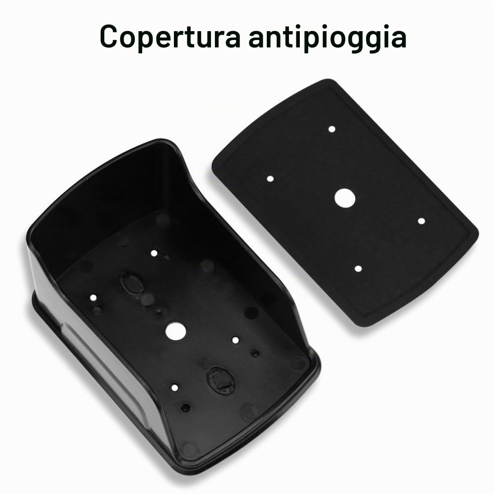 LIBO Controller Tastiera di Controllo Accessi per Sistema di Ingresso Porta Singola, Compreso 10pcs 125KHz RFID Portachiavi con Copertura Antipioggia