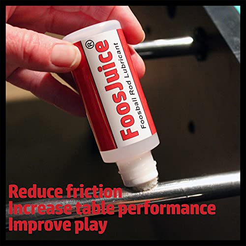 Foosjuice® 100% Silicone Foosball Rod Lubricant With Dauber Top Applicator - The Clean And Easy To Use Lube #TOP4
