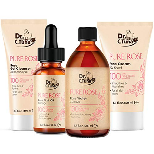 FARMASI DR. C. TUNA PURE ROSE PRODUCTS SET ! (4 Different Products)